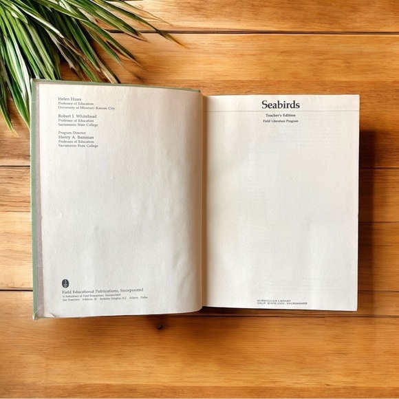 VINTAGE 1971 Seabirds Teacher’s Edition – Illustrated Hardcover - Picture 8 of 13